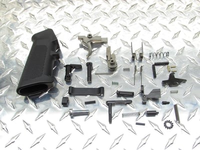 GORILLA MFG AR-15 .223/5.56 Complete Lower Parts Assembly kit Gen 2 Nickel Coated - $39.99